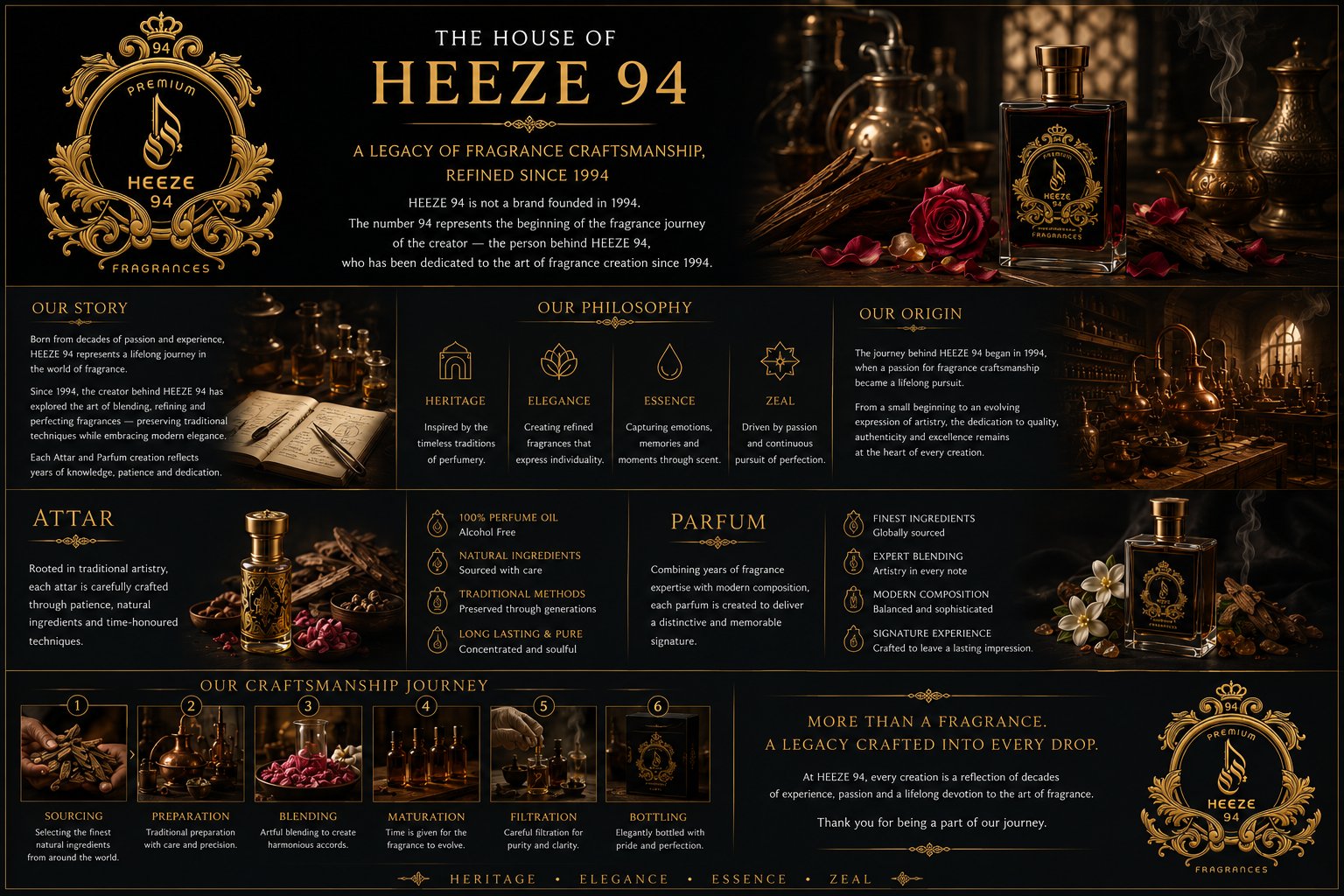 The House of HEEZE 94 — heritage, craftsmanship and timeless elegance since 1994